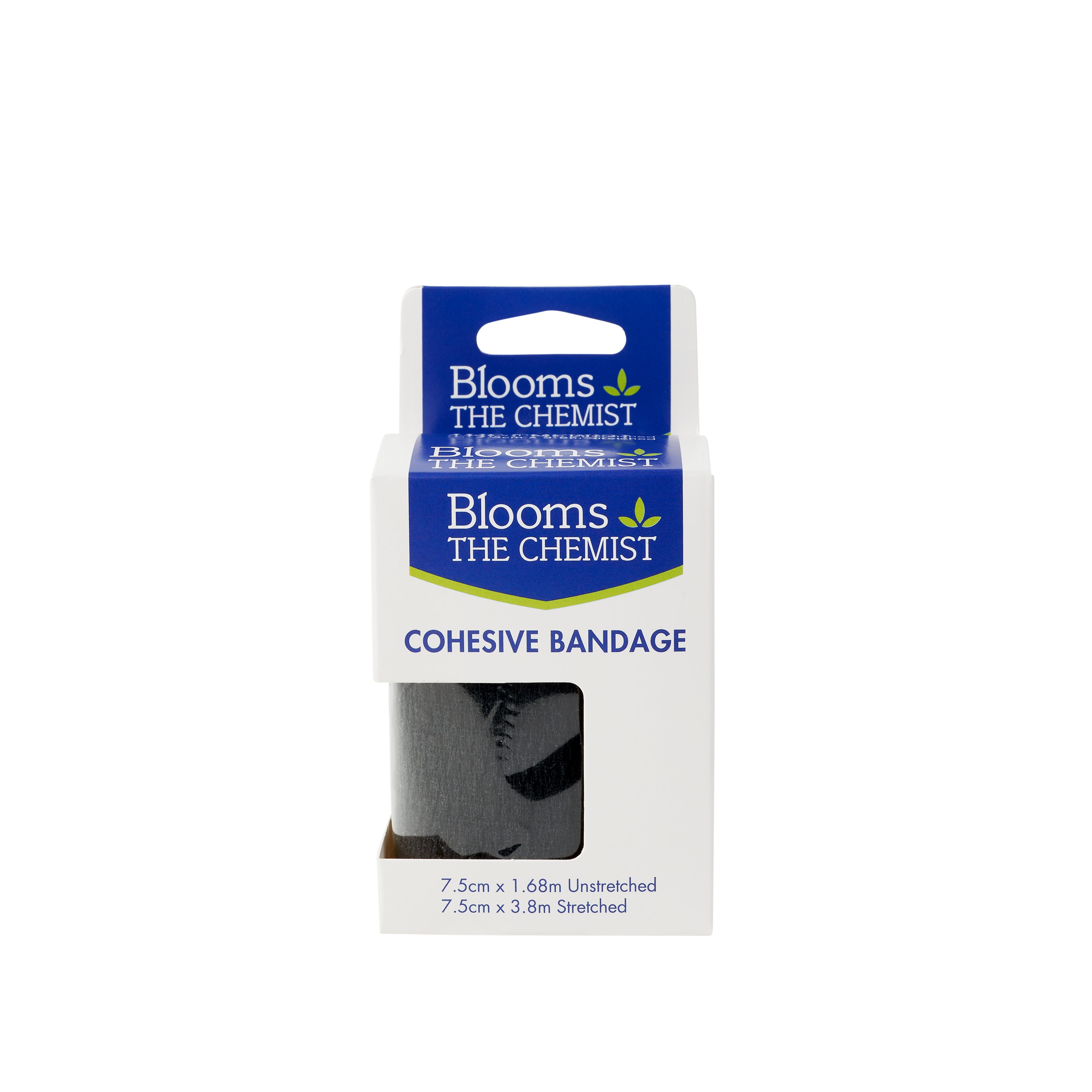 Blooms the Chemist Cohesive Bandage 7.5cm x 1.68m Black