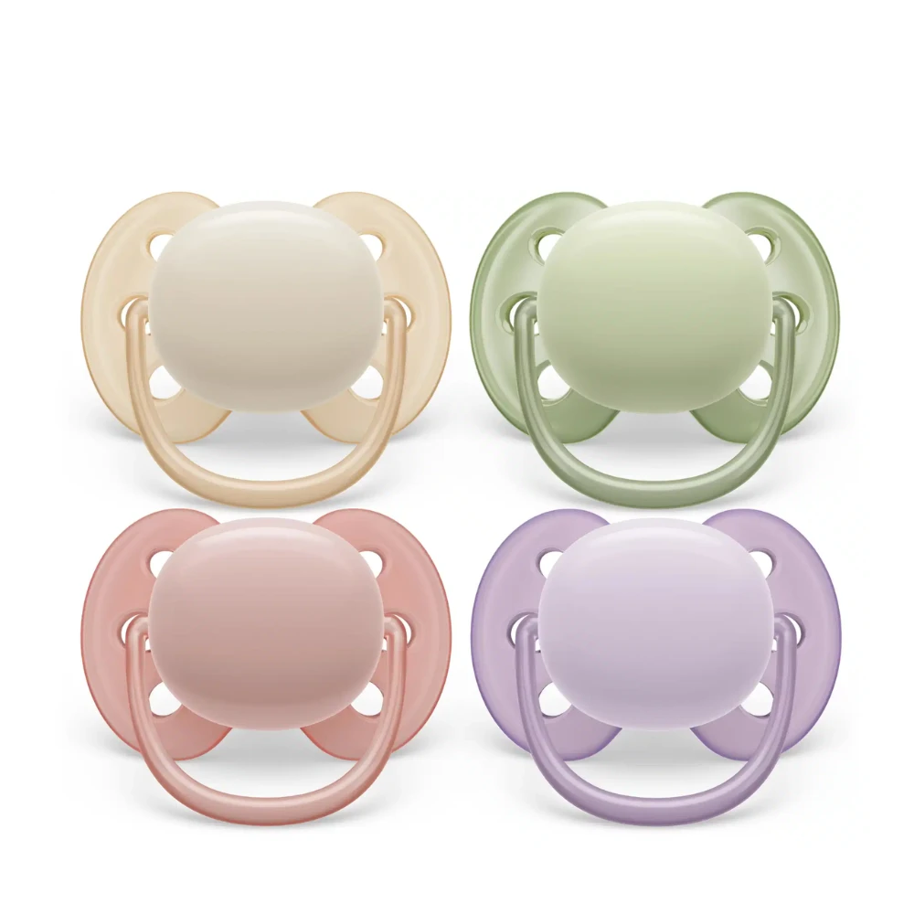 Avent Ultra Soft Soother 0-6 Months 2 Pack