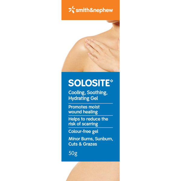 Solosite Soothing Heal Wound Gel 50g