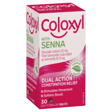 Coloxyl with Senna  30 Tablets