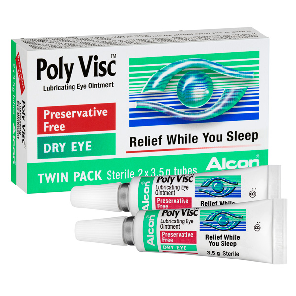 Poly Visc Eye Ointment 3.5G - Twin Pack