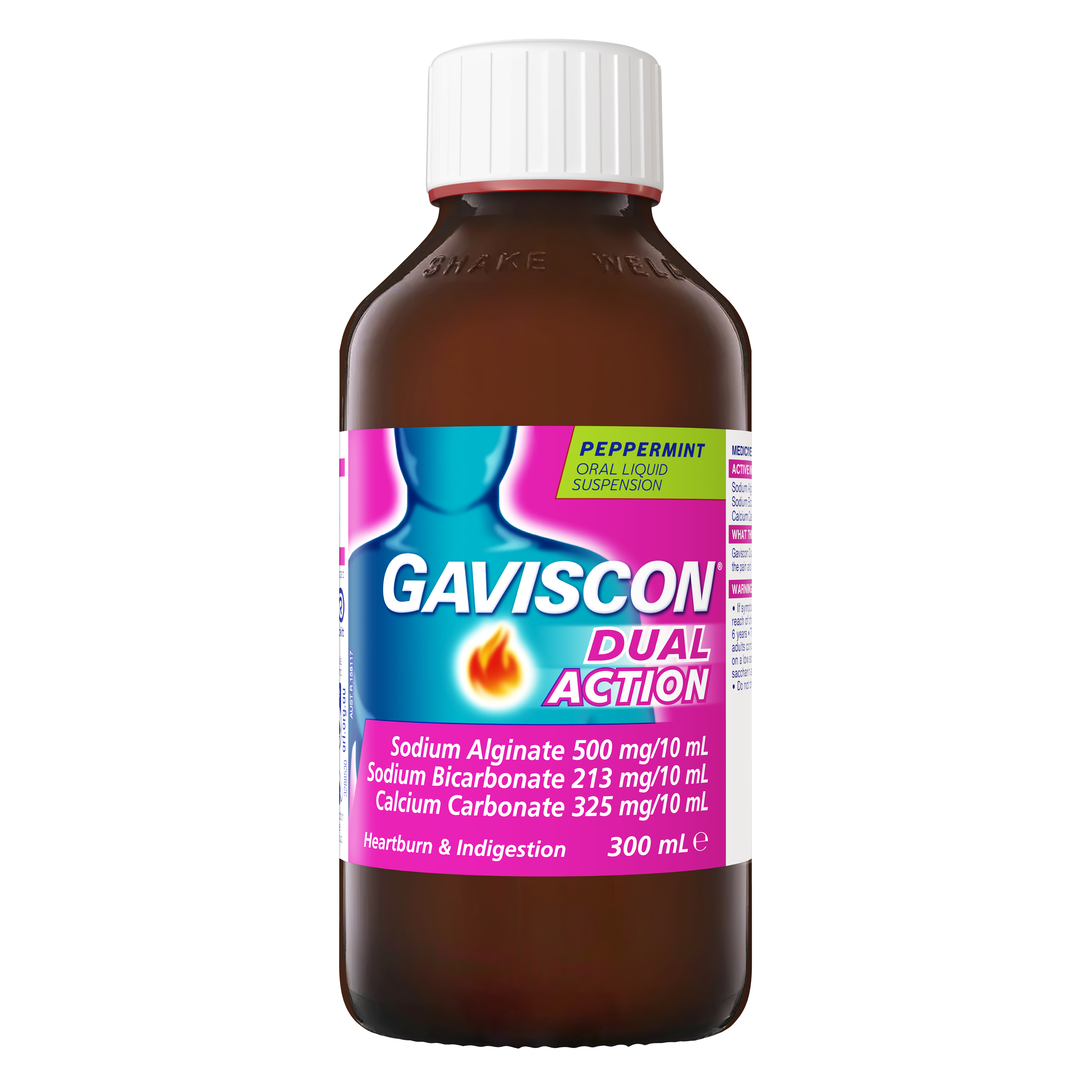 Gaviscon Dual Action Peppermint 300ml