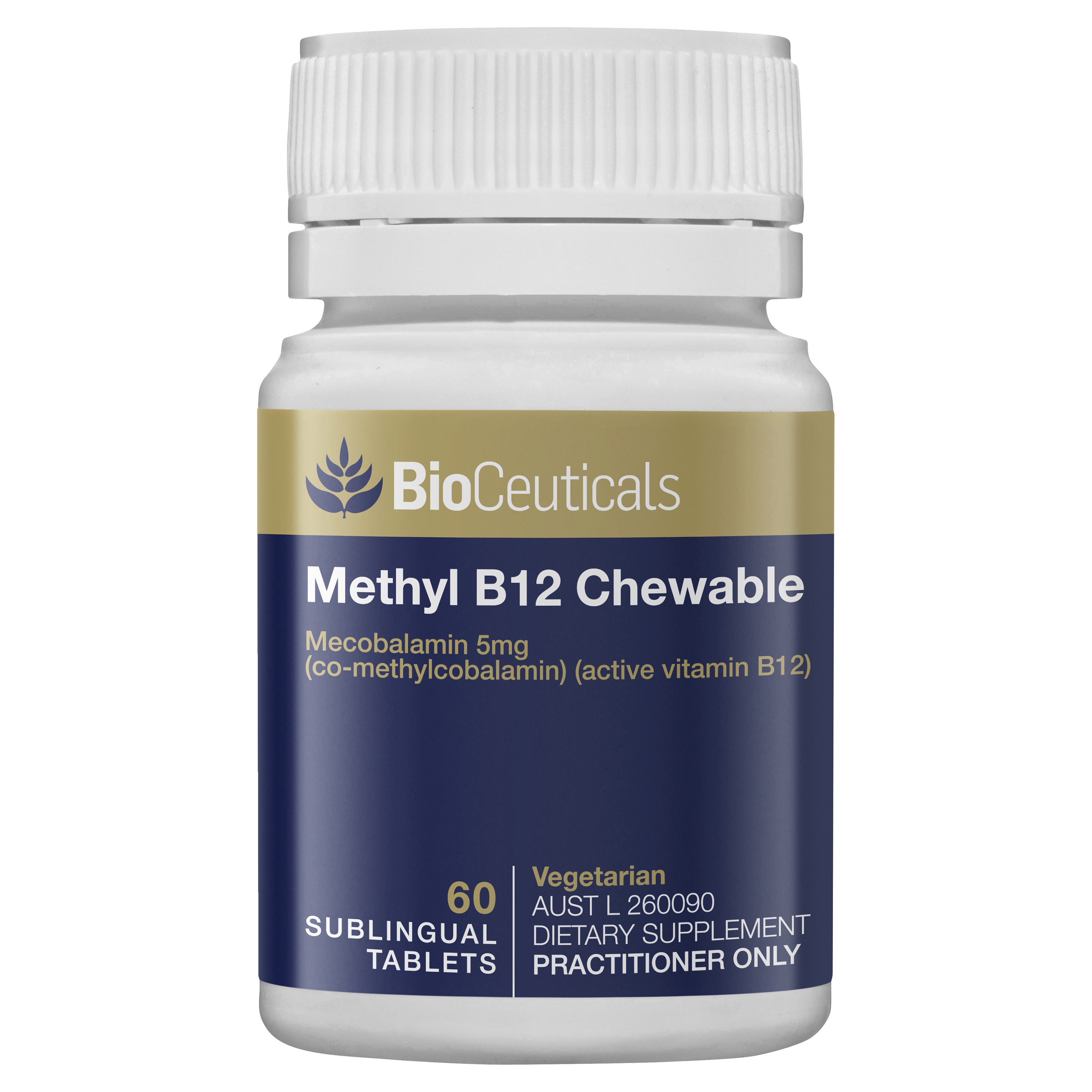 BioCeuticals Methyl B12 60 Chewable Tablets