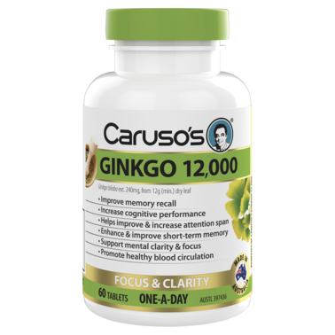 Caruso's Ginko 12,000 60 Tablets