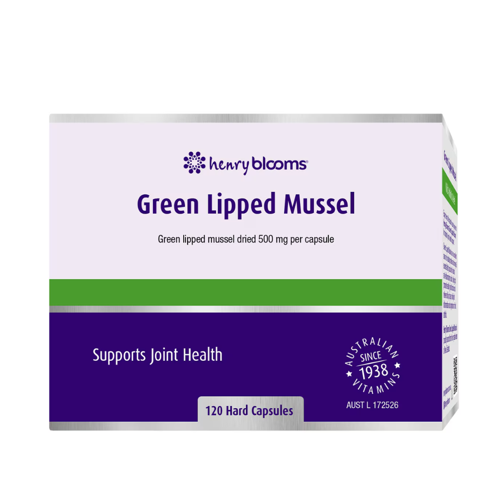 Henry Blooms Green Lipped Mussel 120 Capsules