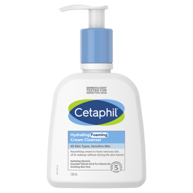 Cetaphil Foaming Cream Cleanser 236mL