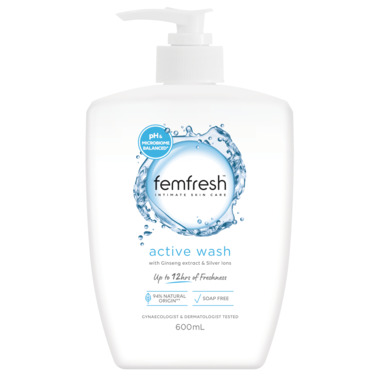 Femfresh Active Soap Free Intimate Wash 600mL