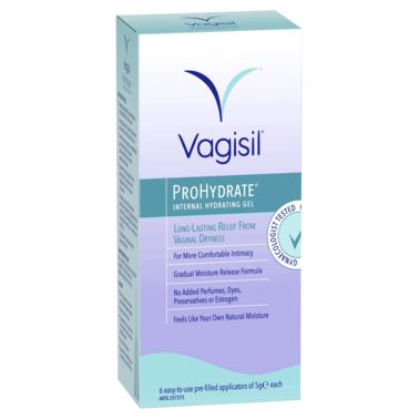 Vagisil Prohydrate Internal Hydrating Gel 5g 6 Single use Tubes