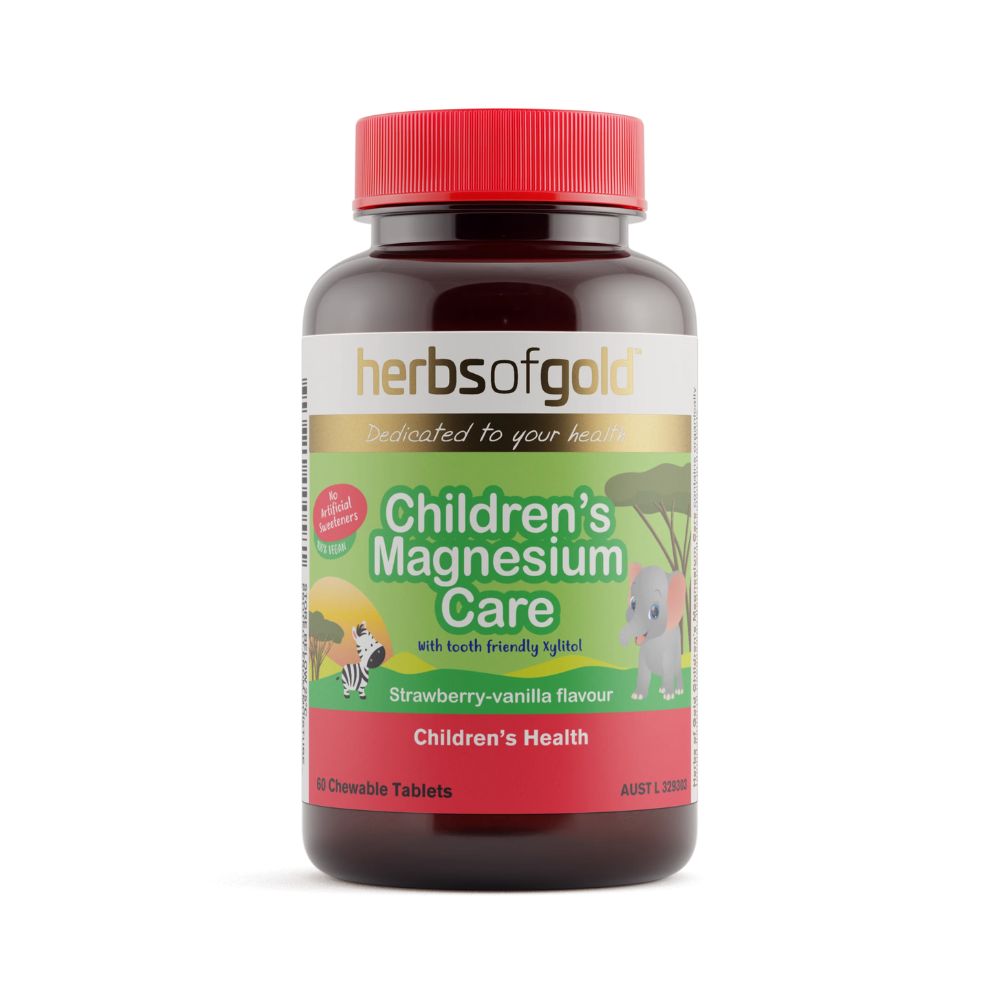 Herbs of Gold Children's  Magnesium Care 60 Tablets