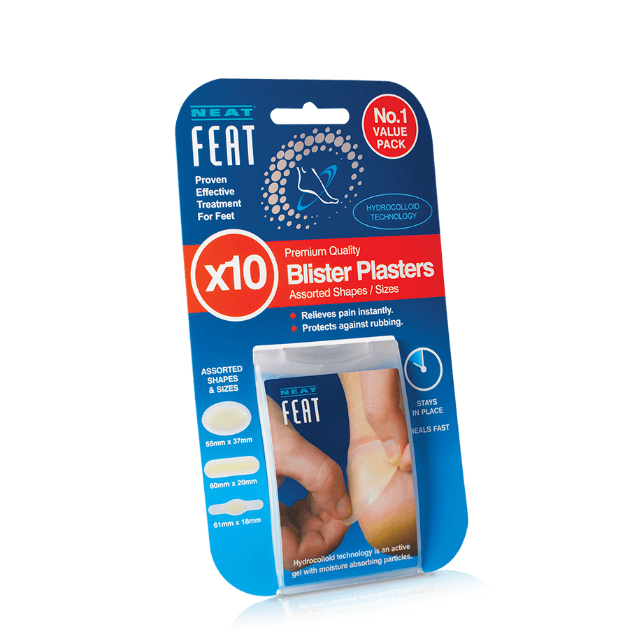 Neat Feat Blister Plasters 10 Assorted Plasters