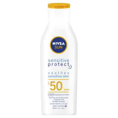 NIVEA Sensitive Protect SPF50 Sunscreen Lotion 200mL