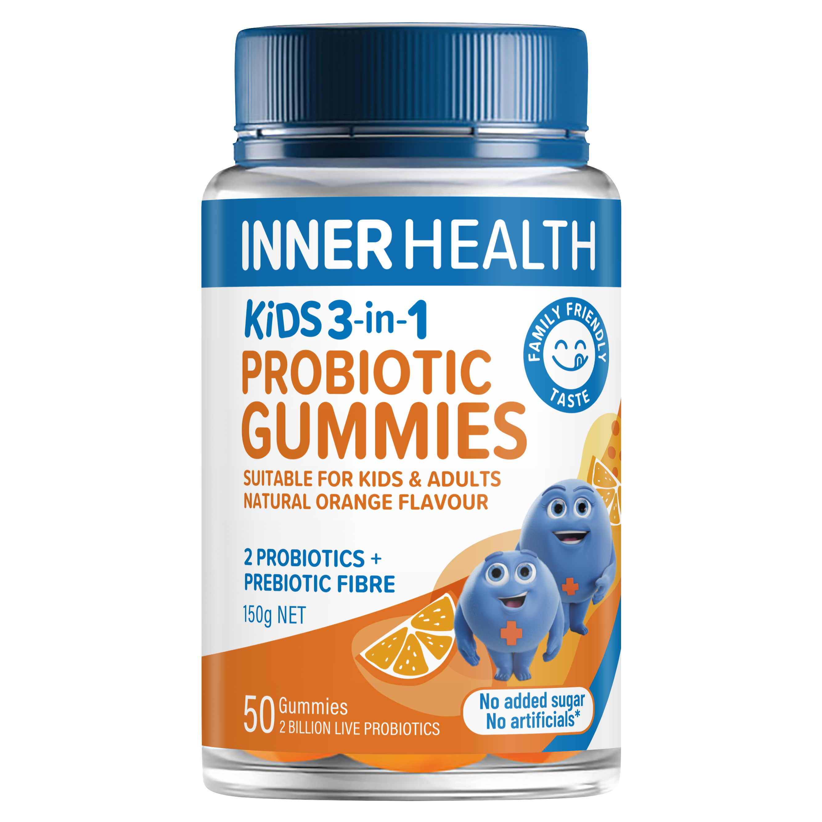 Inner Health Kids 3-In-1 Probiotic 50 Gummies