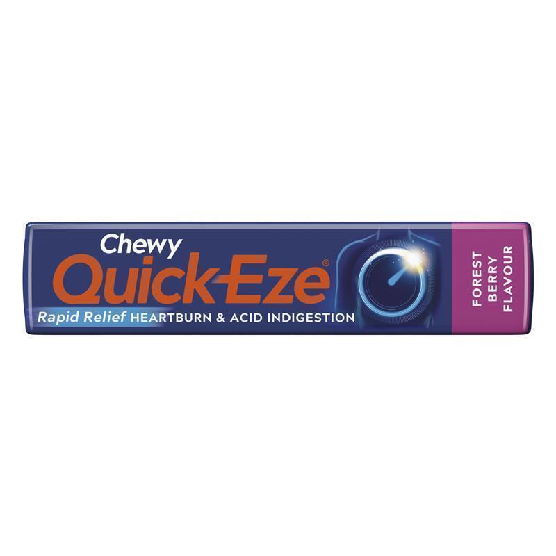 Quick-Eze Forest Berry Chewy Antacid Tablets 8 Piece Stick Pack