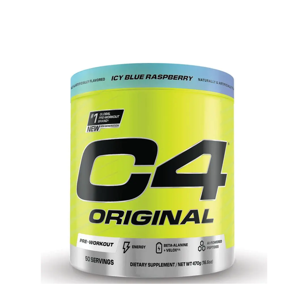 Cellucor C4 Original Pre Work Out Formula Blue Raspberry 30 Serves 190g