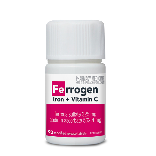 Ferrogen Iron + Vitamin C Tablets 90