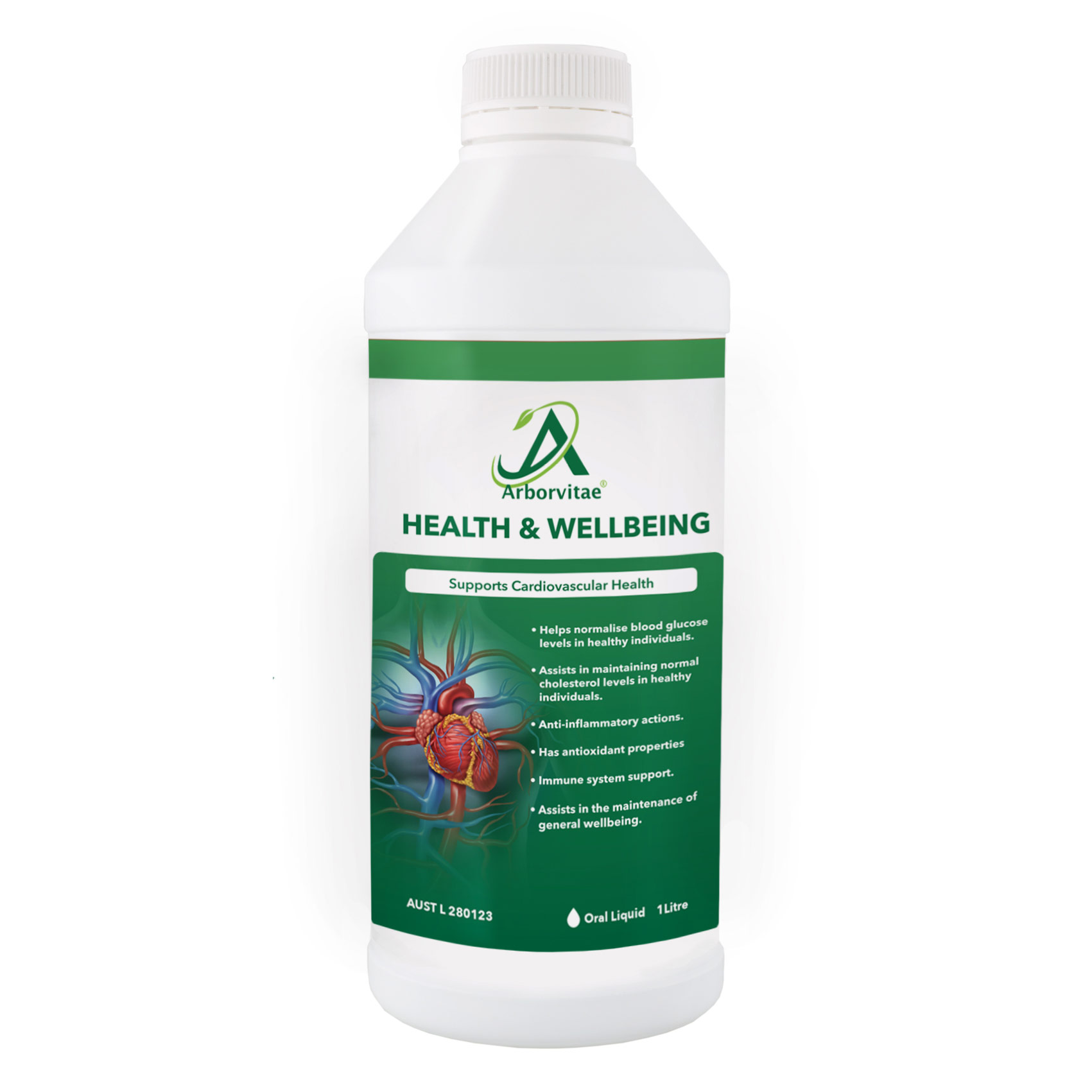 Arborvitae Health & Wellbeing Supplement Liquid 1 Litre
