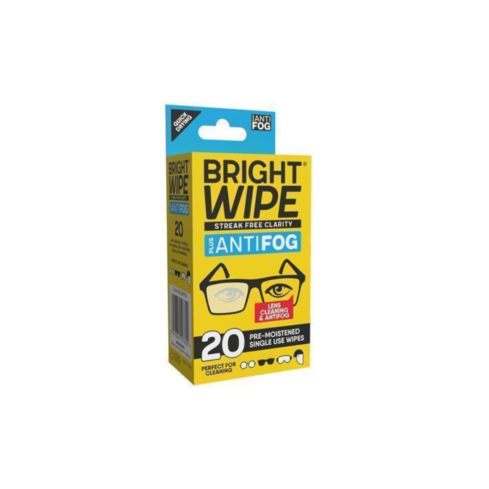 Bright Wipe Antifog Lens Wipes 20 Pack