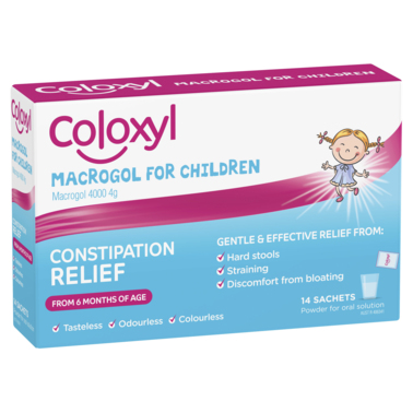 Coloxyl Macrogol Children 14 Sachets
