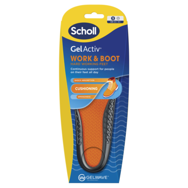 Scholl Gel Activ Insole Work & Boot Small 1 Pair
