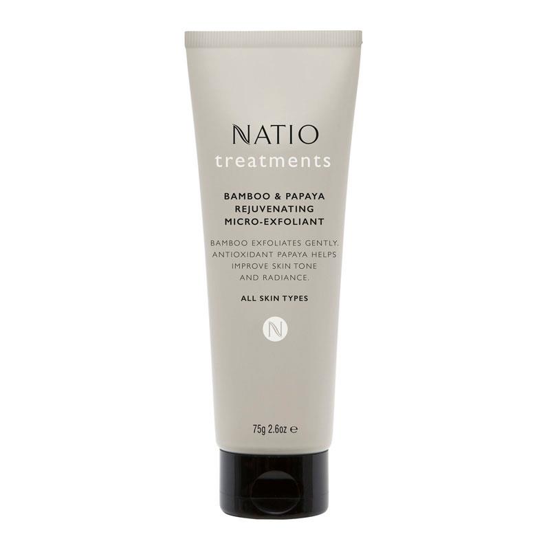 Natio Treatments Bamboo & Papaya Rejuvenating Micro-Exfoliant 75g