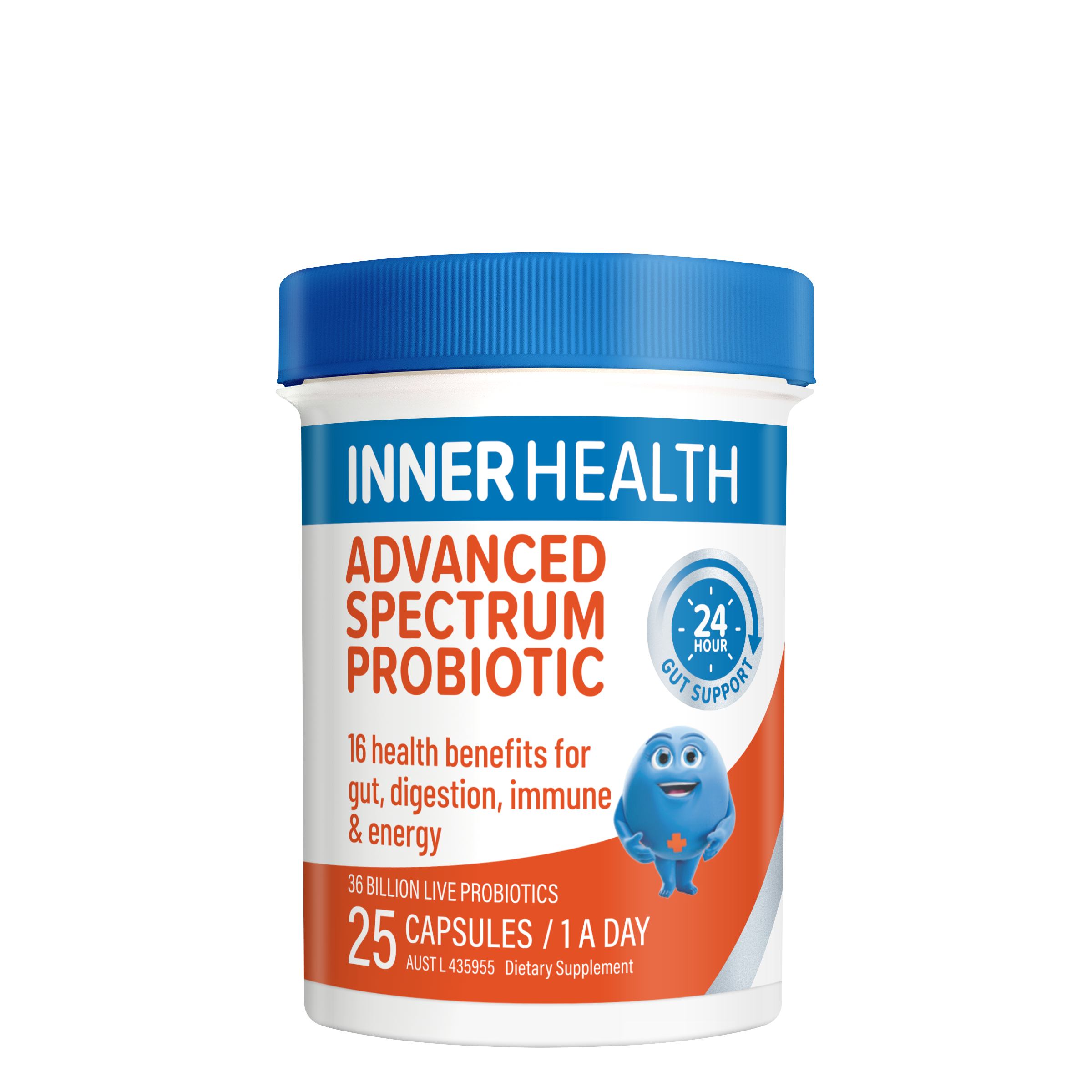 Inner Health Advanced Spectrum Probiotic 25 Capsules