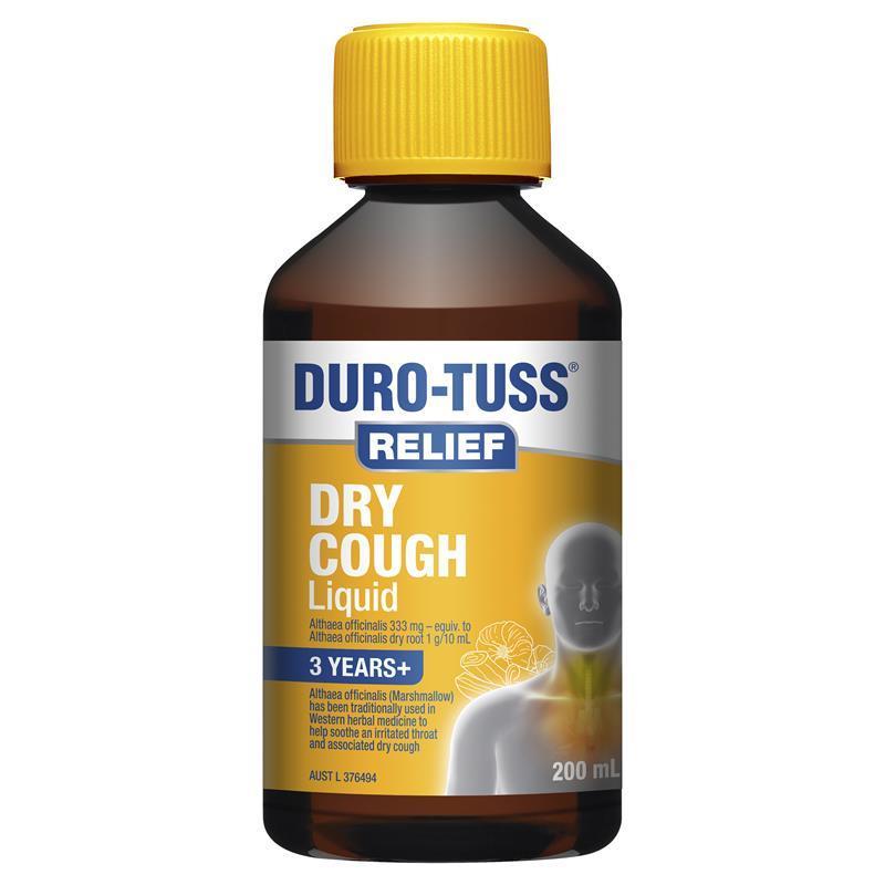 Duro-Tuss Relief Dry Cough Night Liquid 200mL