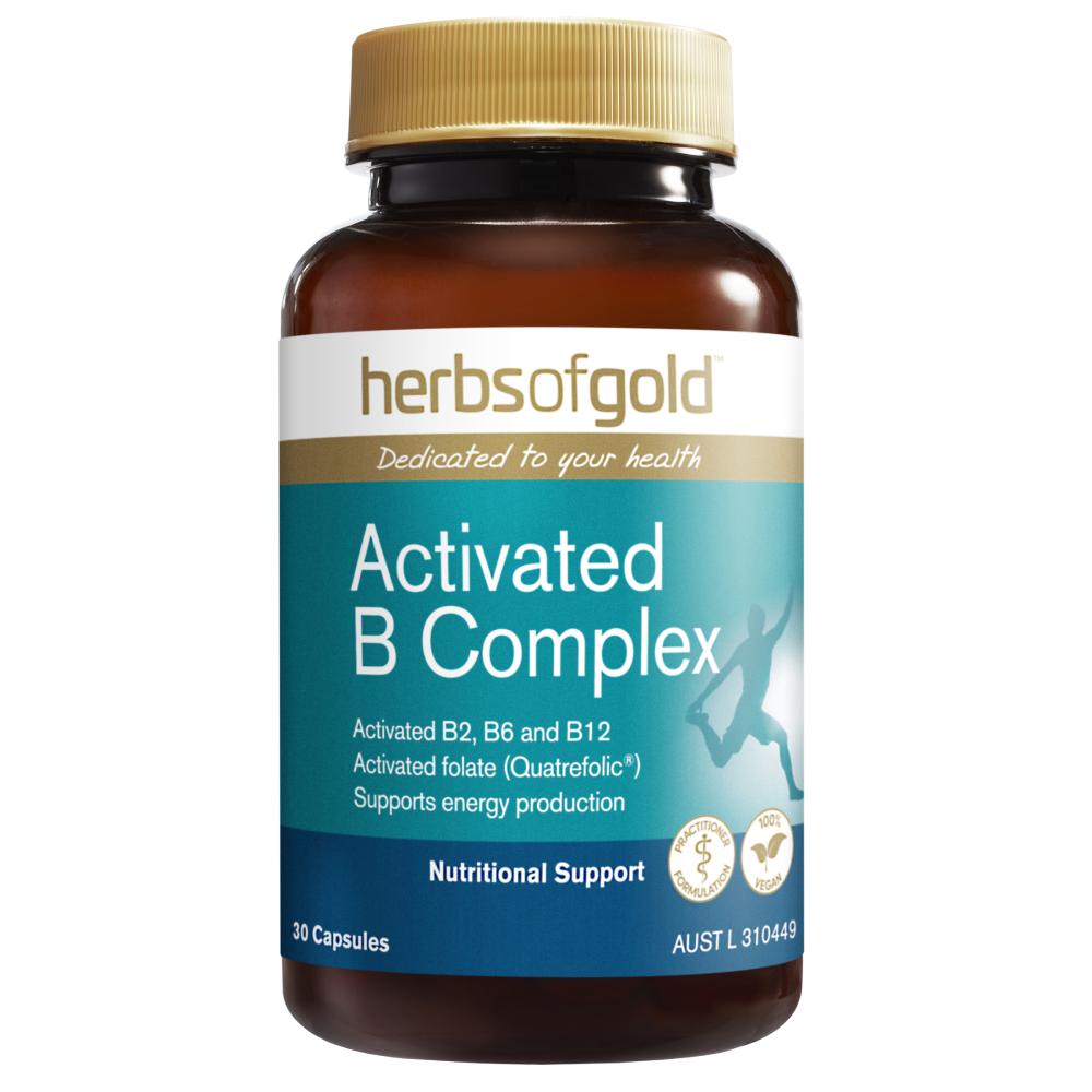 Herbs Of Gold Activated B Complex 30 Capsules
