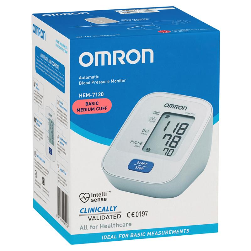 Omron Hem 7120 Automatic Blood Pressure Monitor (Basic S-M Cuff)