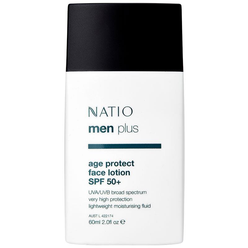 Natio Men Plus Age Protect Face Lotion SPF50+ 60mL
