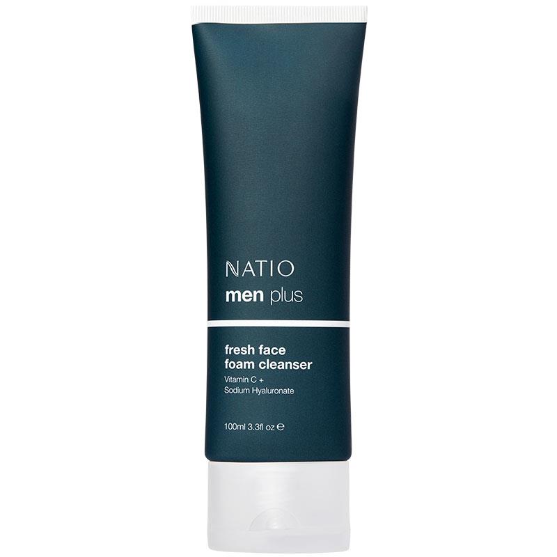 Natio Men Plus Fresh Face Foam Cleanser 100mL