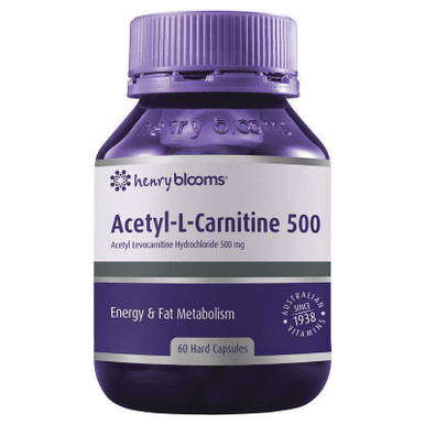 Henry Blooms Acetyl Lcarnitine 500 Vegetarian 60 Capsules | Blooms The Chemist Henry Blooms Acetyl Lcarnitine 500 Vegetarian 60 Capsules | Blooms The Chemist