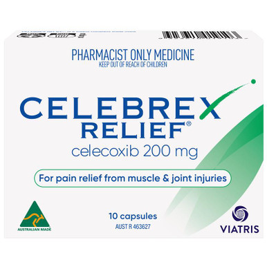 Celebrex Relief 200mg 10 Capsules | Blooms The Chemist