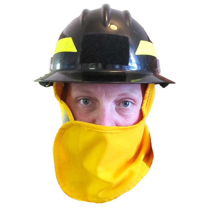 Coaxsher CX Wildland Helmet Shroud, Yellow