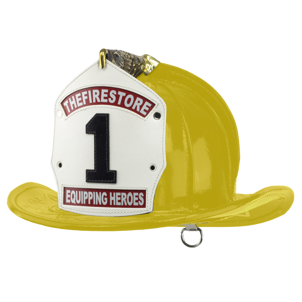 Cairns G5A New Yorker Leather Presentation Helmet, Yellow