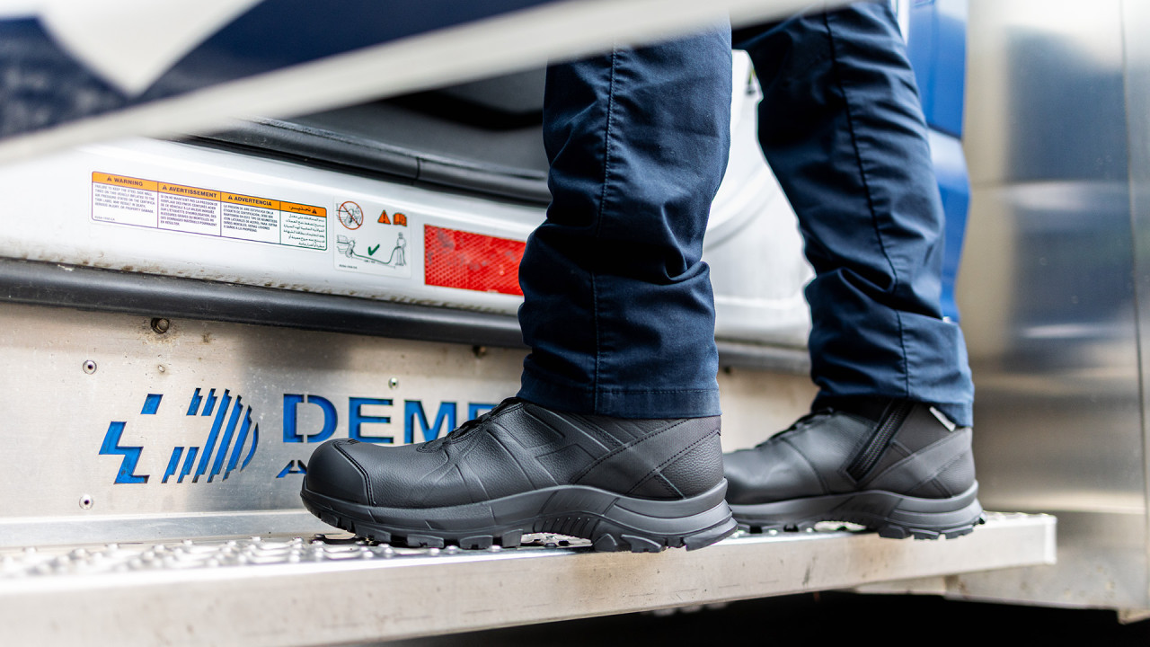 Haix Black Eagle Safety 55 Mid Side-Zip Boot