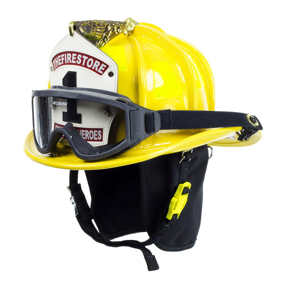 Cairns Yellow N6A Houston Leather Fire Helmet