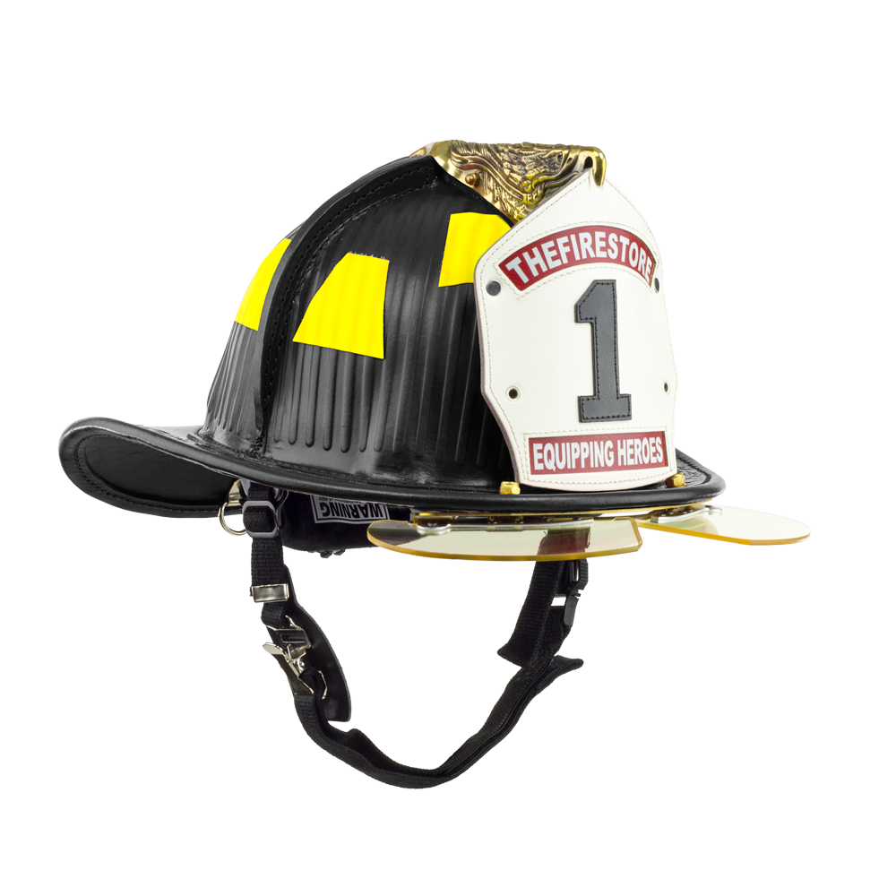 TL-2 Leather Helmet with Combed Leather Shell Miller Upgrade, Black