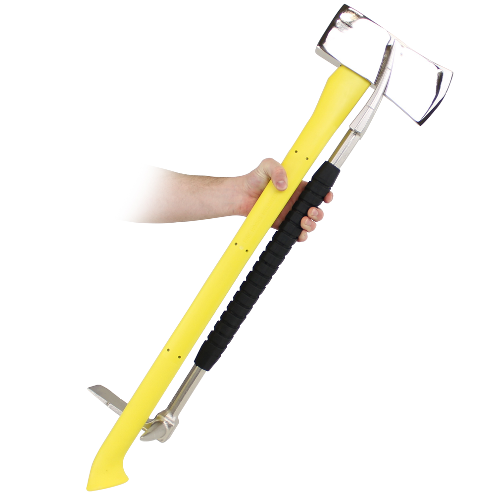 FireHooks Combo Force Entry Tool Maximus Halligan & 8lb Lock Slot Axe