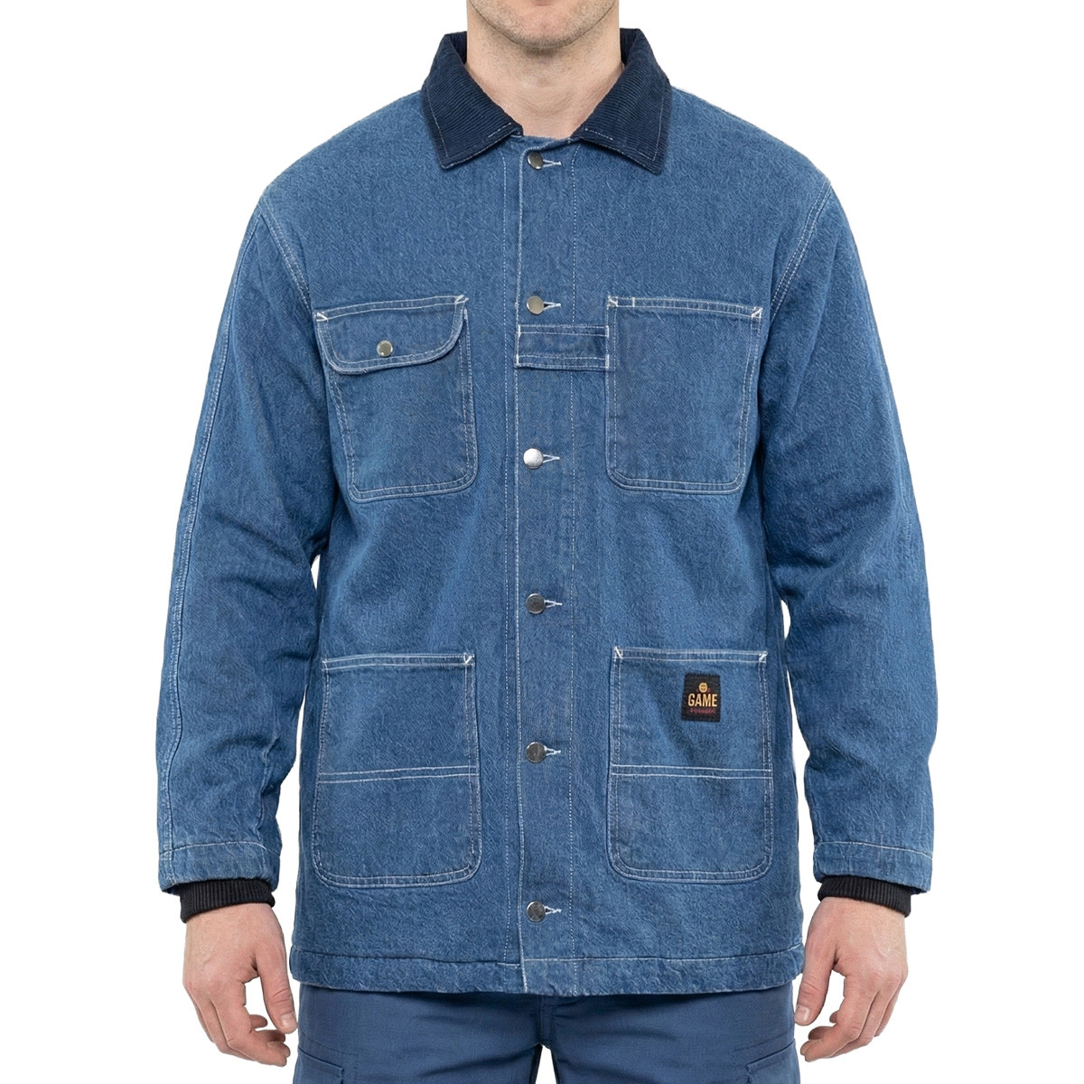 SIGNAL GARMENTS　DENIM CHORE JACKET The Indication by SIGNAL GARMENTS “CRAZY POKET DENIM CHORE JACKET