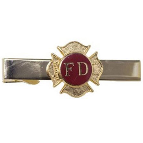 Fire Fighter Badges Red Retired Firefighter Maltese Cross Metal