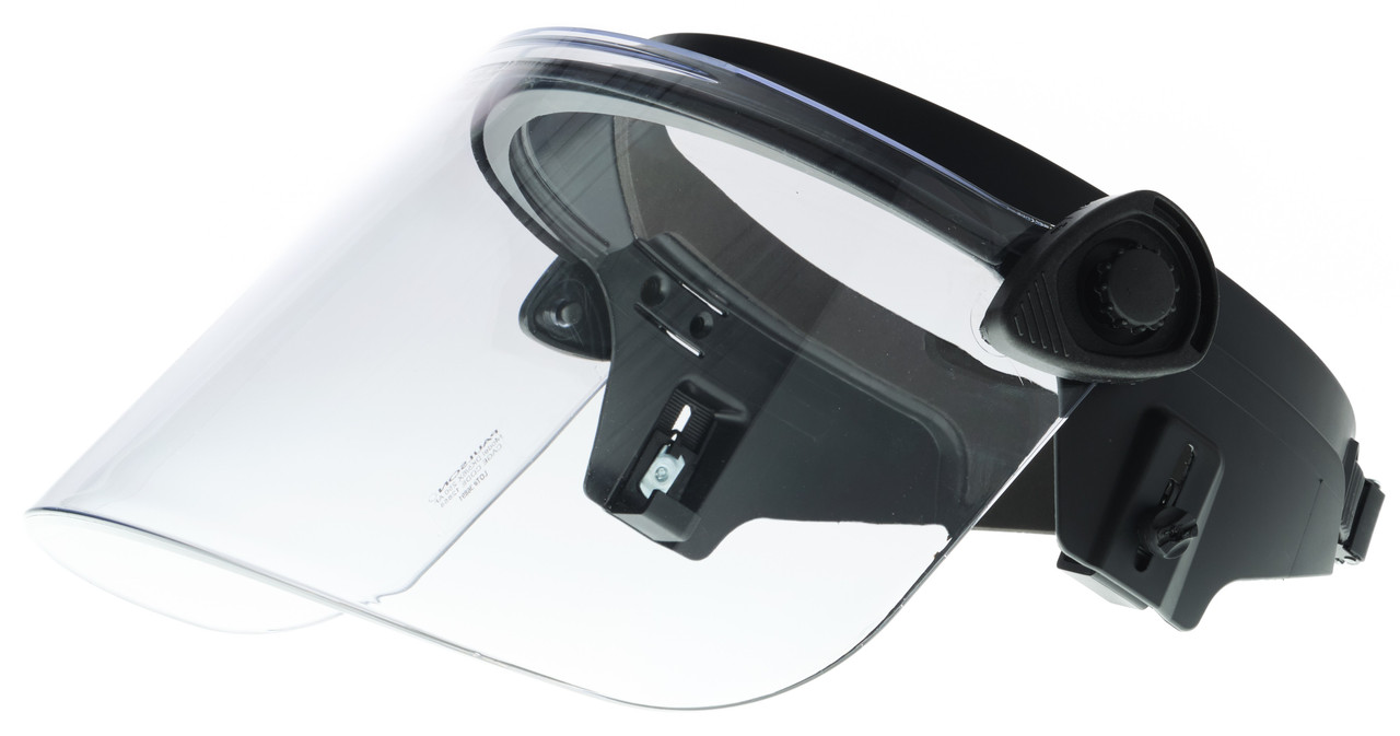 実物PAULSONフェイスシールド米警察装備CAGE CODE12858 B36 Paulson DK6 Series Riot Face Shield