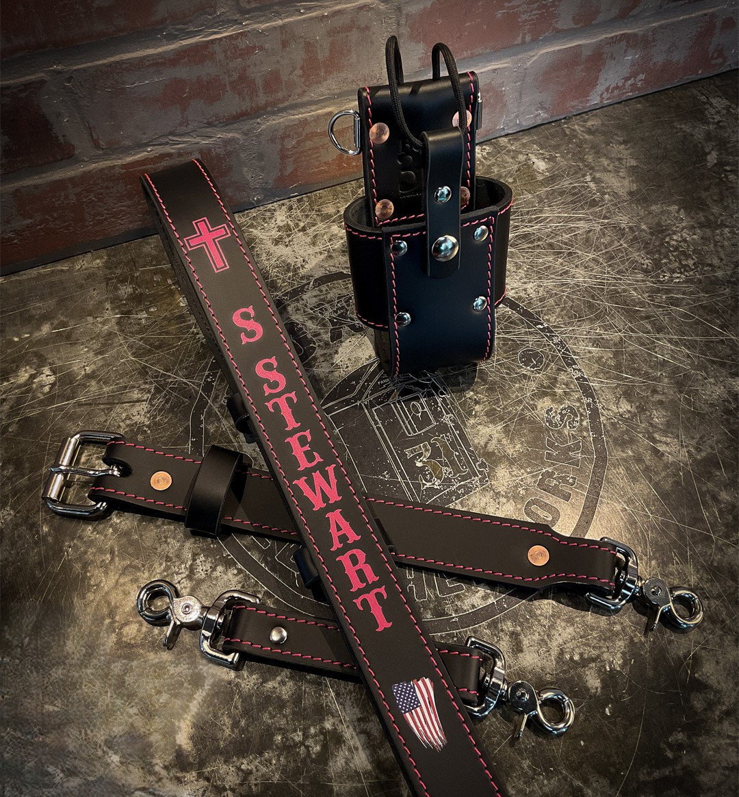 Box 31 Leatherworks Hi-Def Customizable Radio Strap Combo