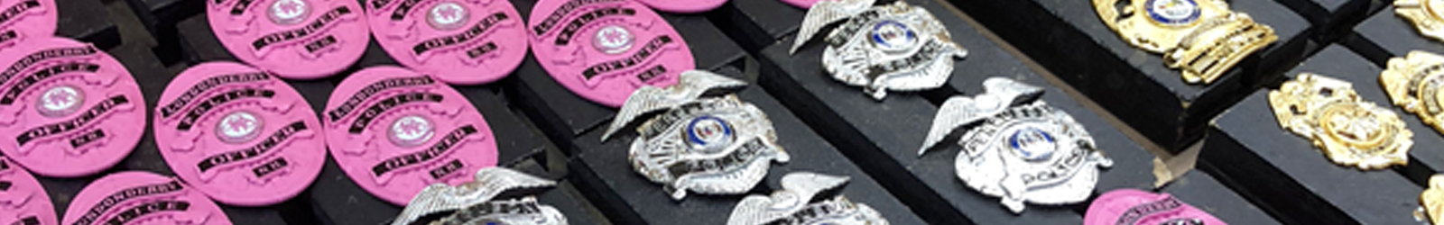 COLOR FOR A CAUSE: RAISE AWARENESS AND SHOW SUPPORT WITH A CUSTOM-FINISHED DEPARTMENT BADGE