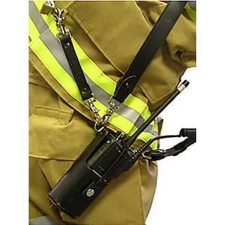 Boston Leather Radio Strap, Holder and Anti-Sway Strap