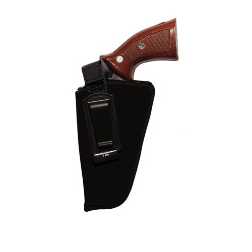 Uncle Mike's Inside-the-Pant Holster w/ Retent Fits: 4" Barrel Small Revolver, Left Hand