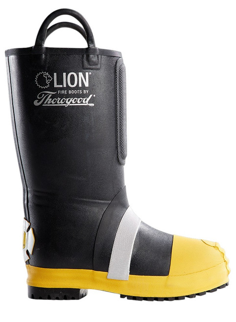 LION by Thorogood Hellfire Rubber Insulated Firefighting Boot with Lug Sole, NFPA