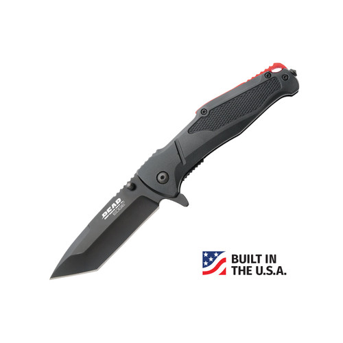 Bear & Son Black & Red Assisted Sideliner