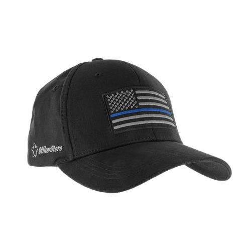Exclusive OfficerStore Hat with Thin Blue Line Flag