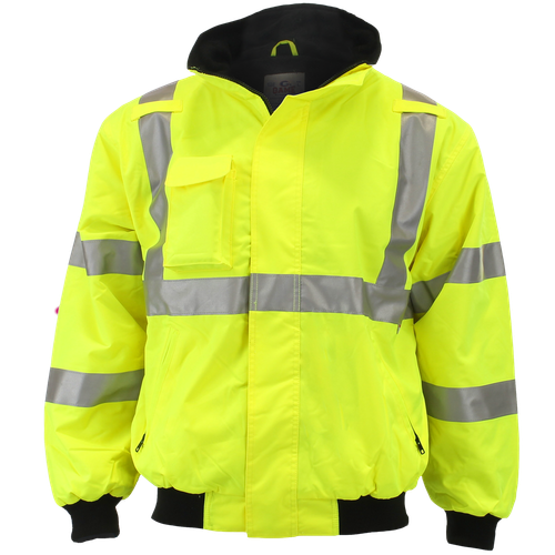 Game Workwear The Navigator High Visibility Jacket with Reflective Trim