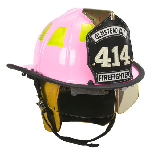 Cairns Pink 1010 Traditional Fiberglass Helmet, NFPA, OSHA